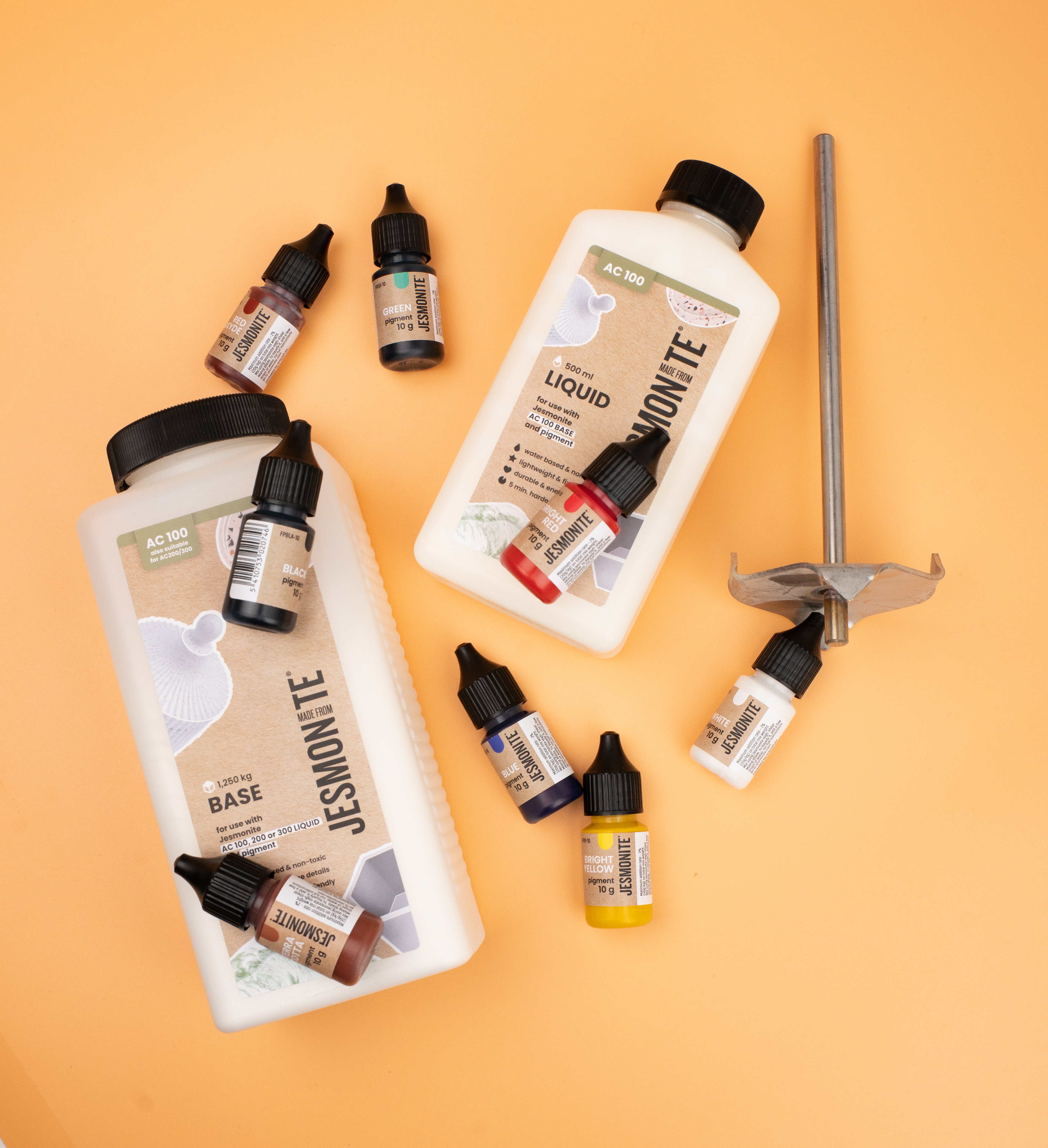 Jesmonite Moon & Colors