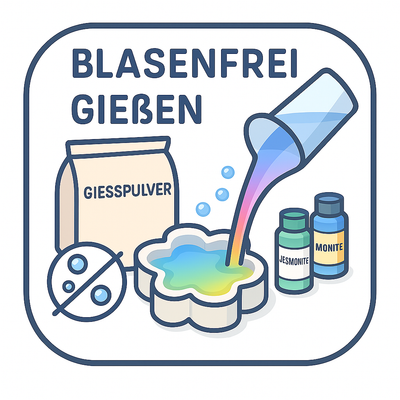 Bläschenfrei Gießen: 8 Tipps für perfekte Ergebnisse mit Gießpulver