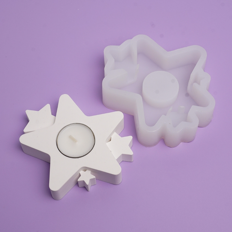 Silikonform Teelichthalter Stern