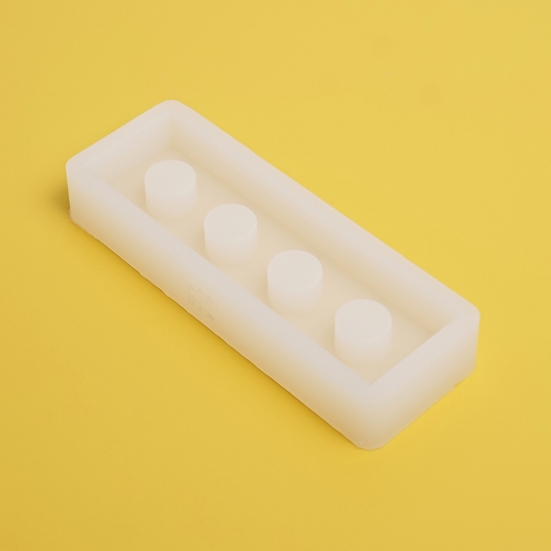 Silikonform Häuserkranz mit Einleger Option für Teelichter oder Stabkerzen
