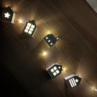 Silikonform Lichterkette Kirche