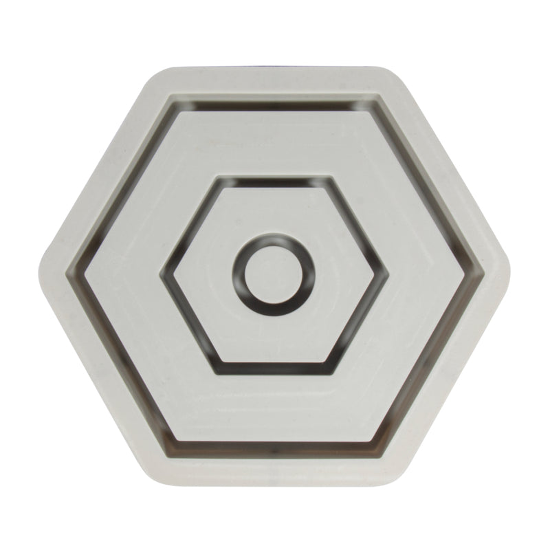 Silikon Gießform Kerzenständer Hexagon (Rayher)