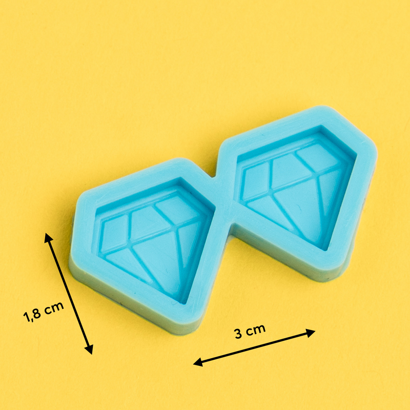 Silikonform Mini Diamond