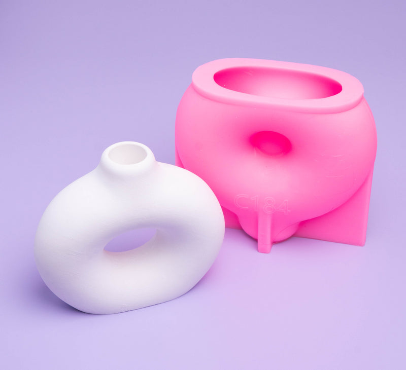 Silikonform Donut Vase