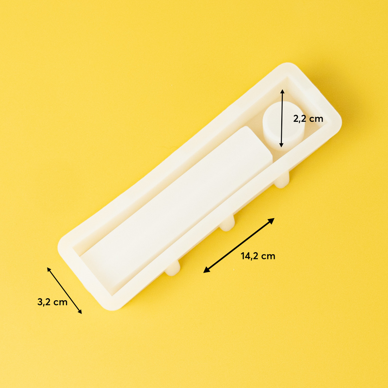Silikonform Einschieber für Kerzen