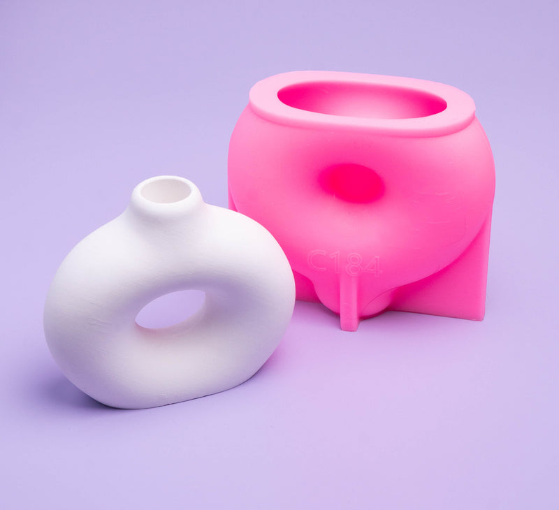 Silikonform Donut Vase