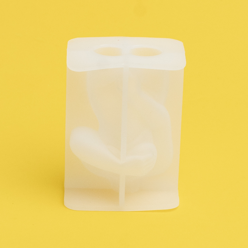 Silicone mold Body Candle Hand
