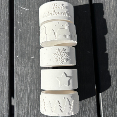 Silikonform Teelichthalter Weihnachtskollektion