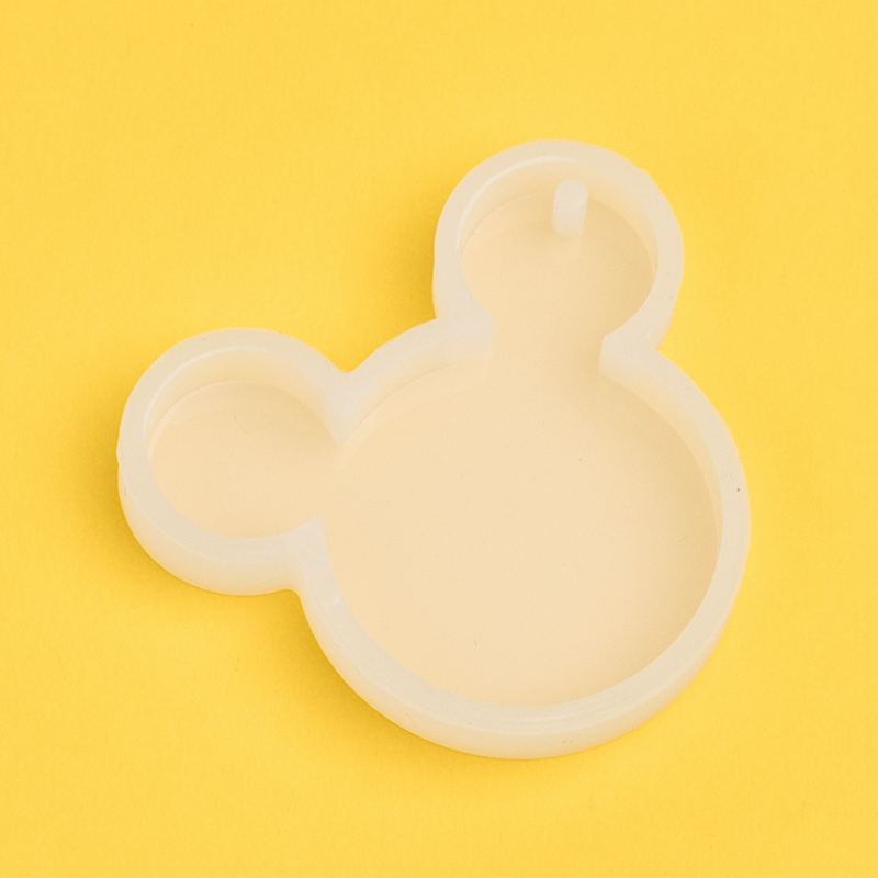 Silicone mold mouse keychain