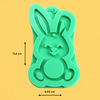 Silikonform Hase - Hase Hopsi für Schokokugel