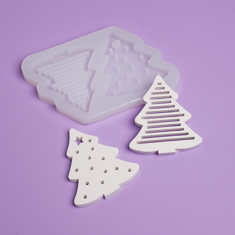 Silikonform Lichterkette Tannen