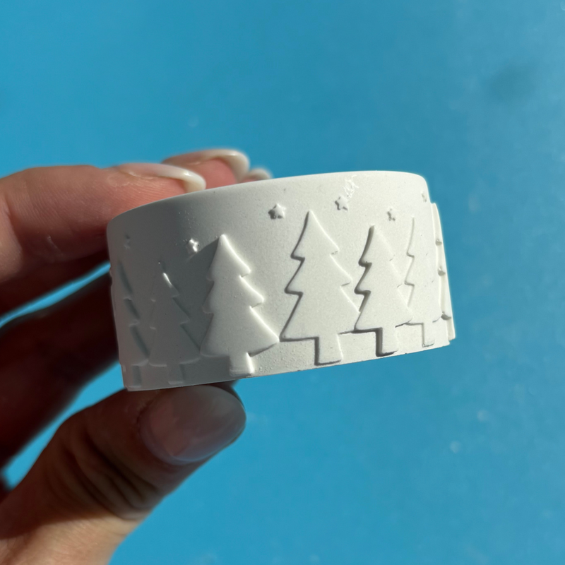 Silikonform Teelichthalter Weihnachtskollektion