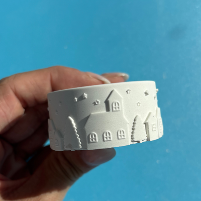 Silikonform Teelichthalter Weihnachtskollektion