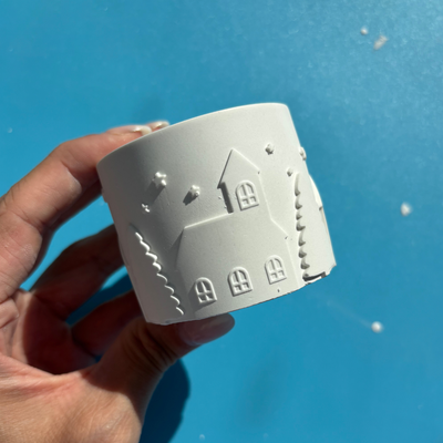 Silikonform Windlichter mit verschiedenen Motiven