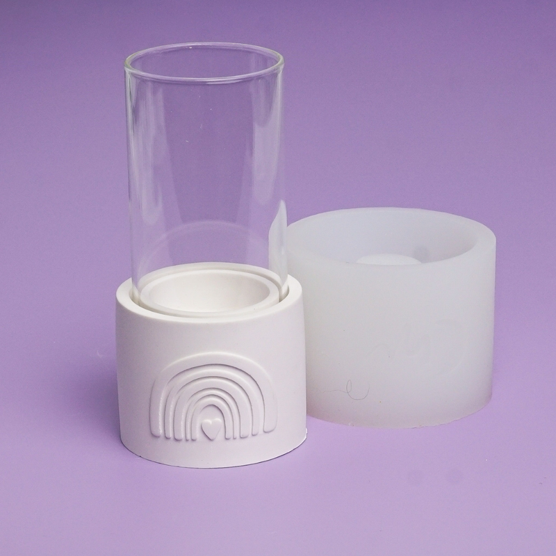 Silikonform Windlichter mit verschiedenen Motiven