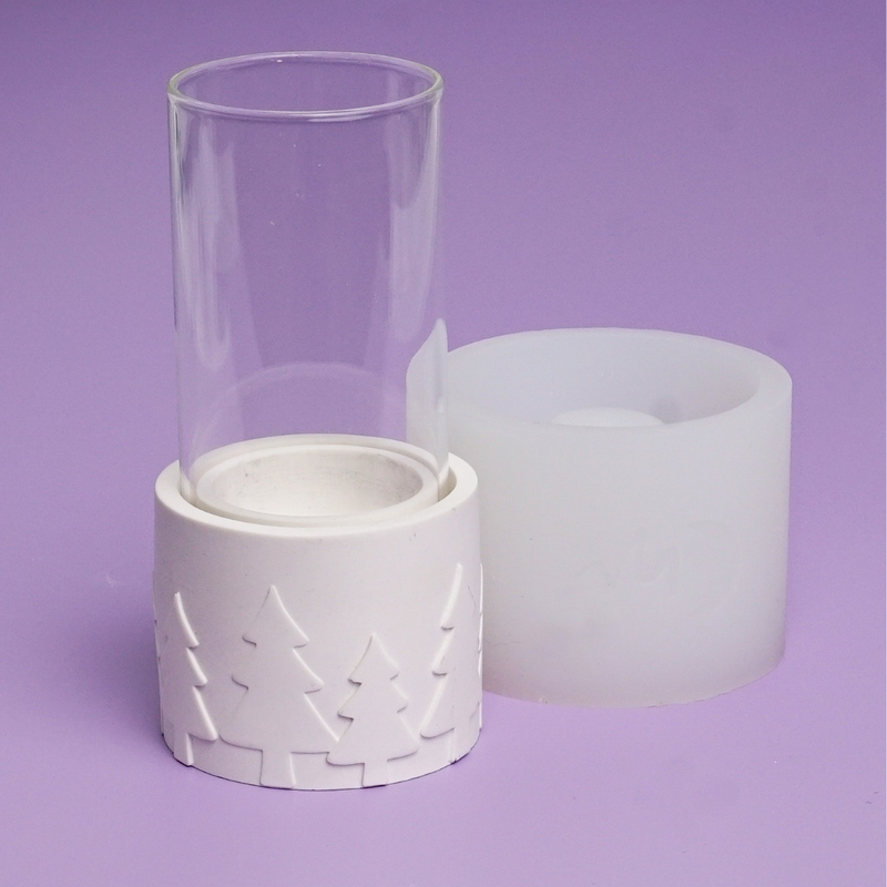 Silikonform Windlichter mit verschiedenen Motiven