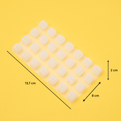 Silikonform Buchstaben Perlen