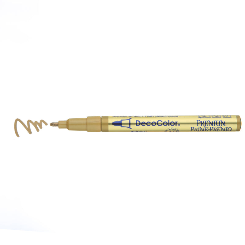 DecoColor® Premium Marker Fine Tip (thin) gold