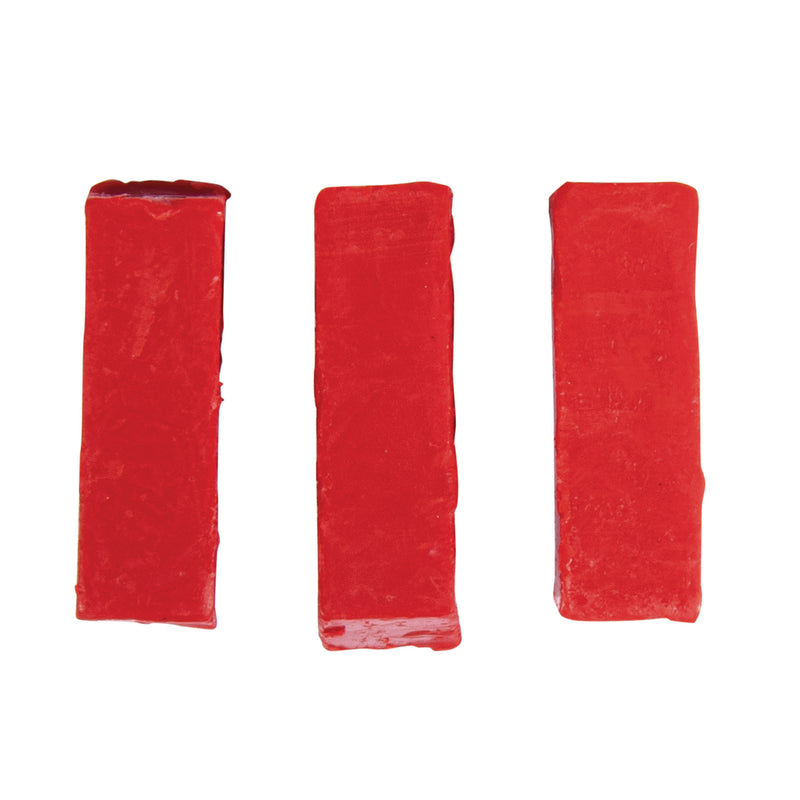 Farbpigmente f. Wachs, rot, 1x1x2,9cm, SB-Btl 3Stück
