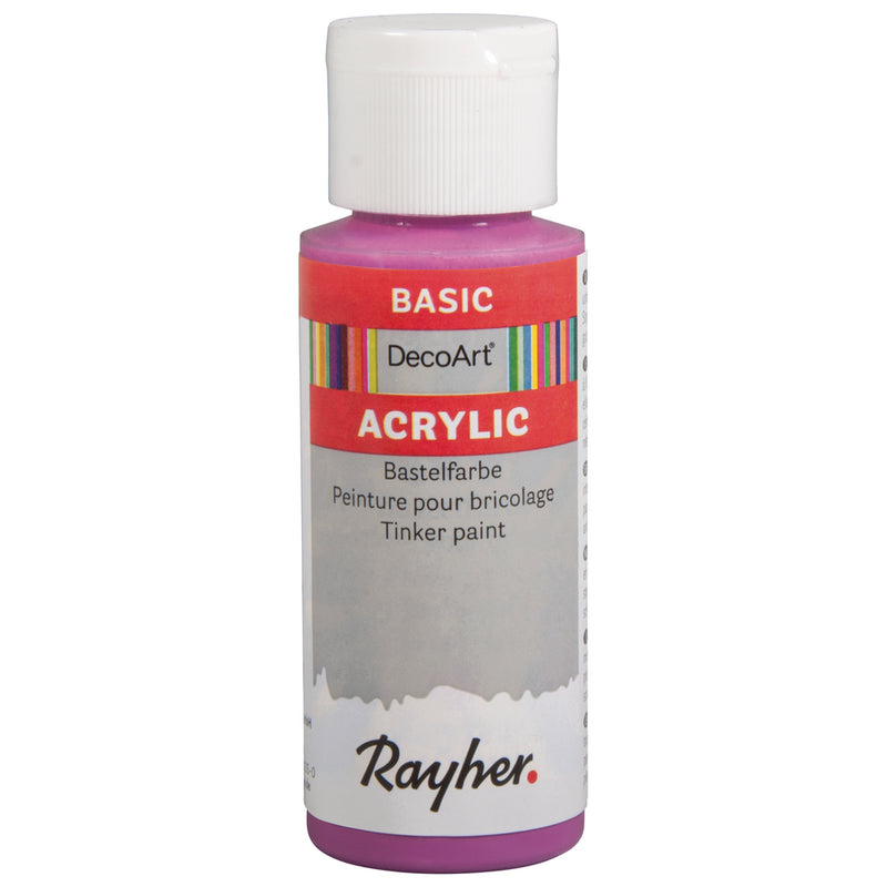 Acrylic-Bastelfarbe, hot-pink, Flasche 59 ml
