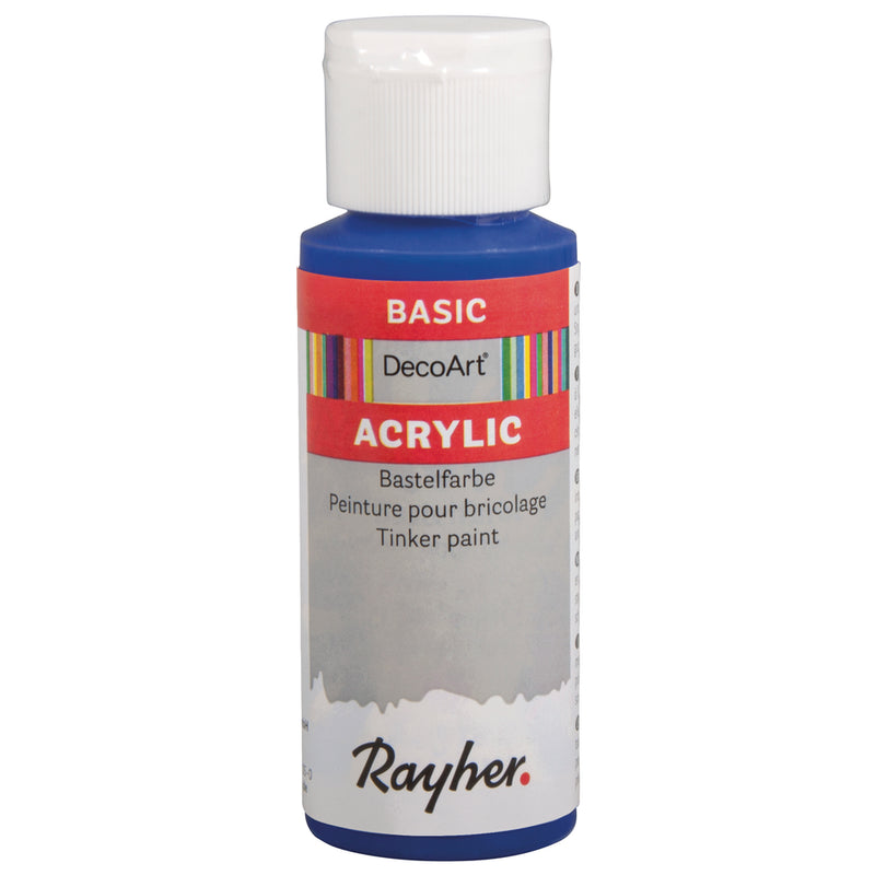 Acrylic-Bastelfarbe, ultramarinblau, Flasche 59 ml