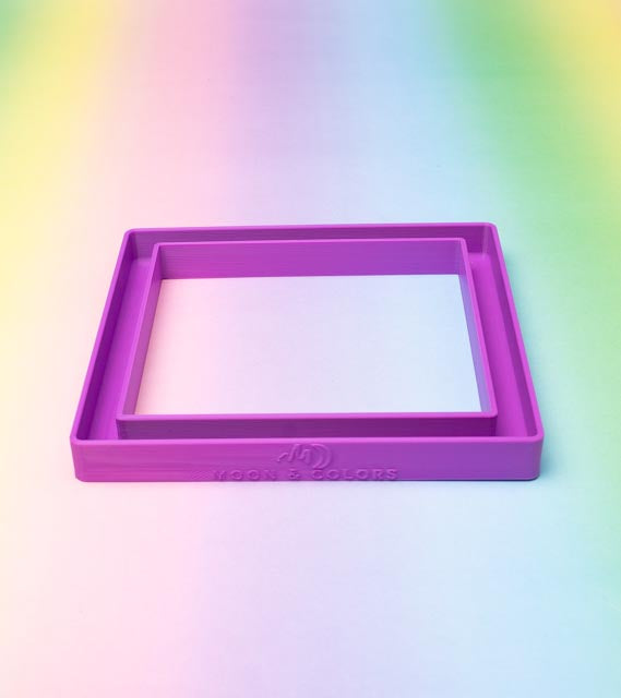 Plastic borders for DIY silicone molds square 11.5x11.5