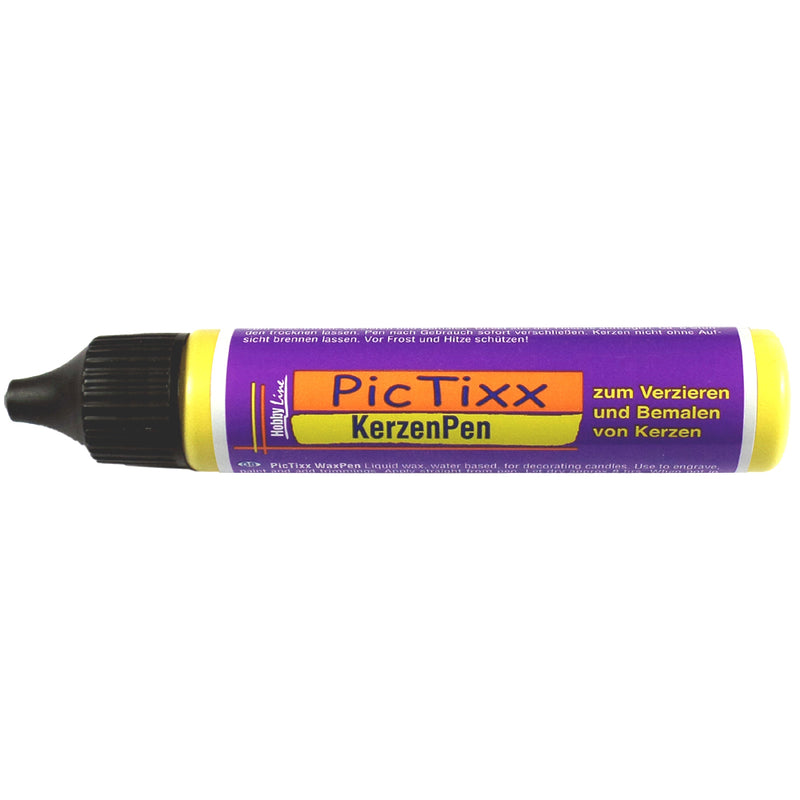 KREUL Candle Pen Hobby Line "PicTixx", yellow