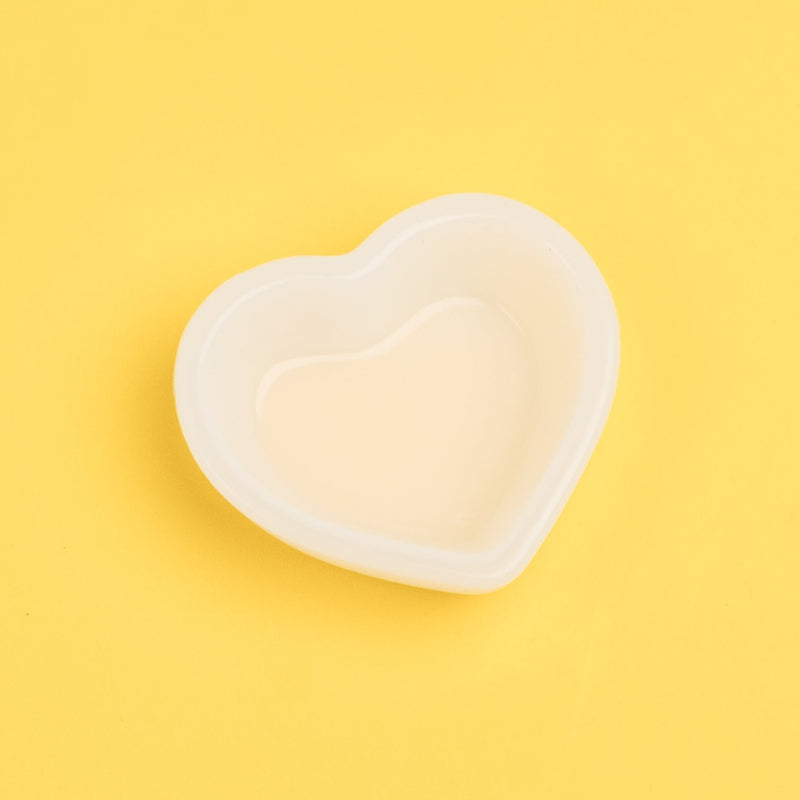 Silicone mold heart shell