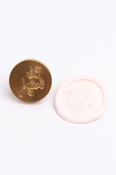 Wax seal "oh baby!" - B quality