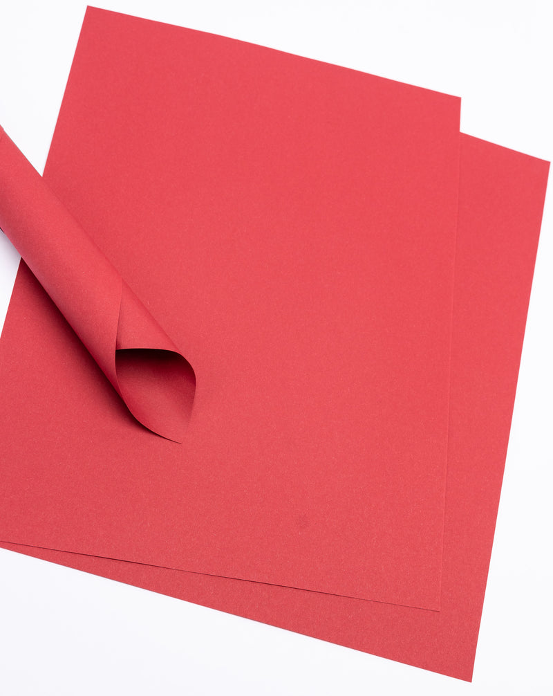Construction paper A4 - brick red