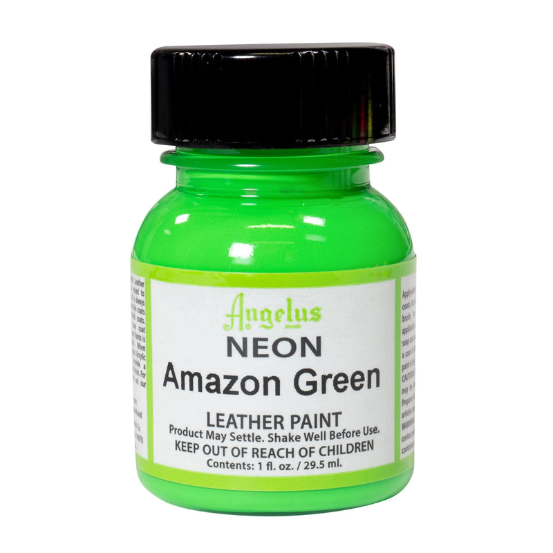 Angelus leather color Neon Amazon Green