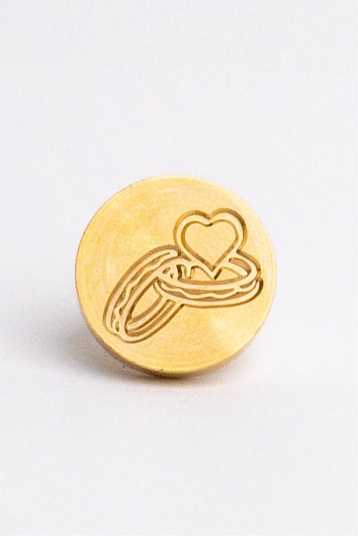 Wax seal wedding rings