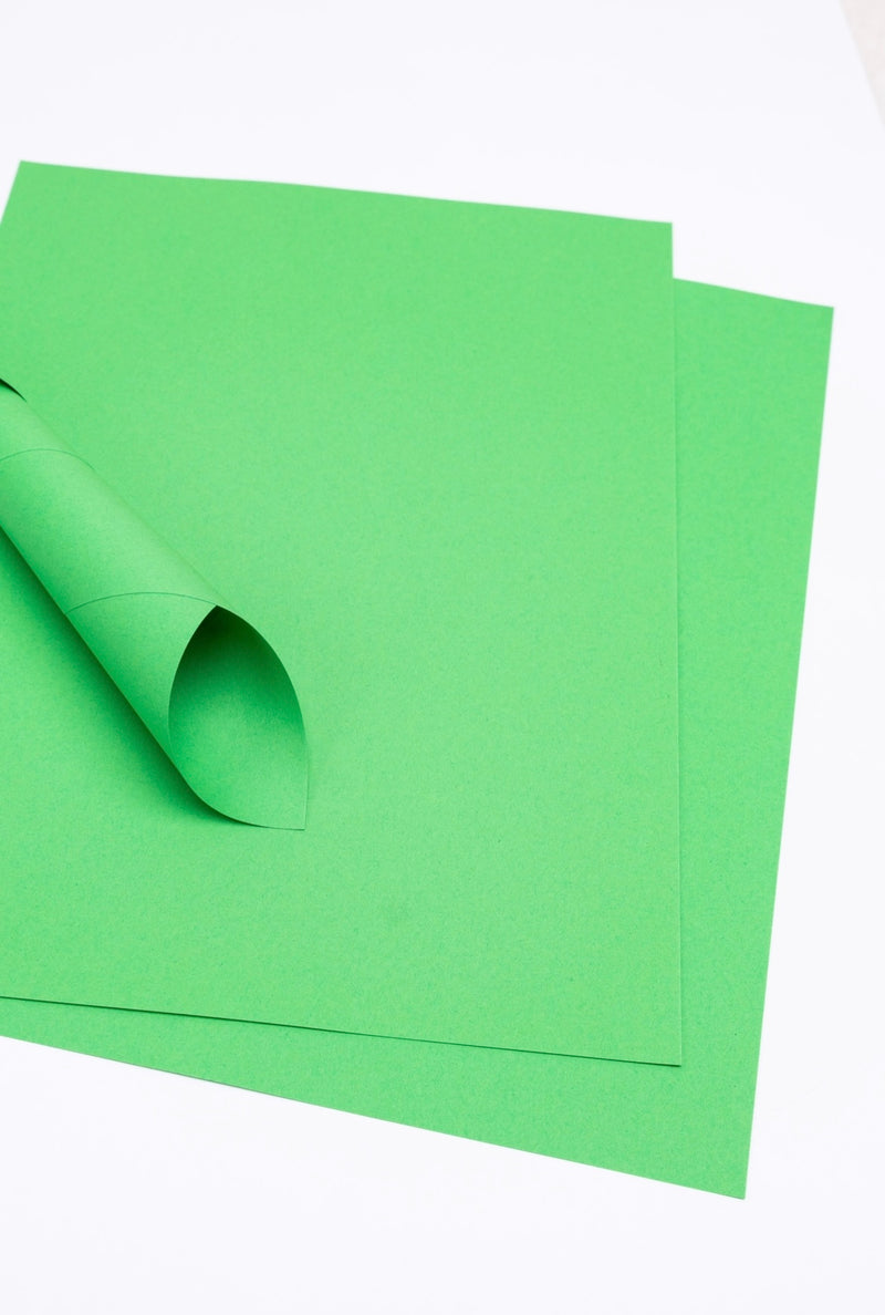 Construction paper A4 - may green